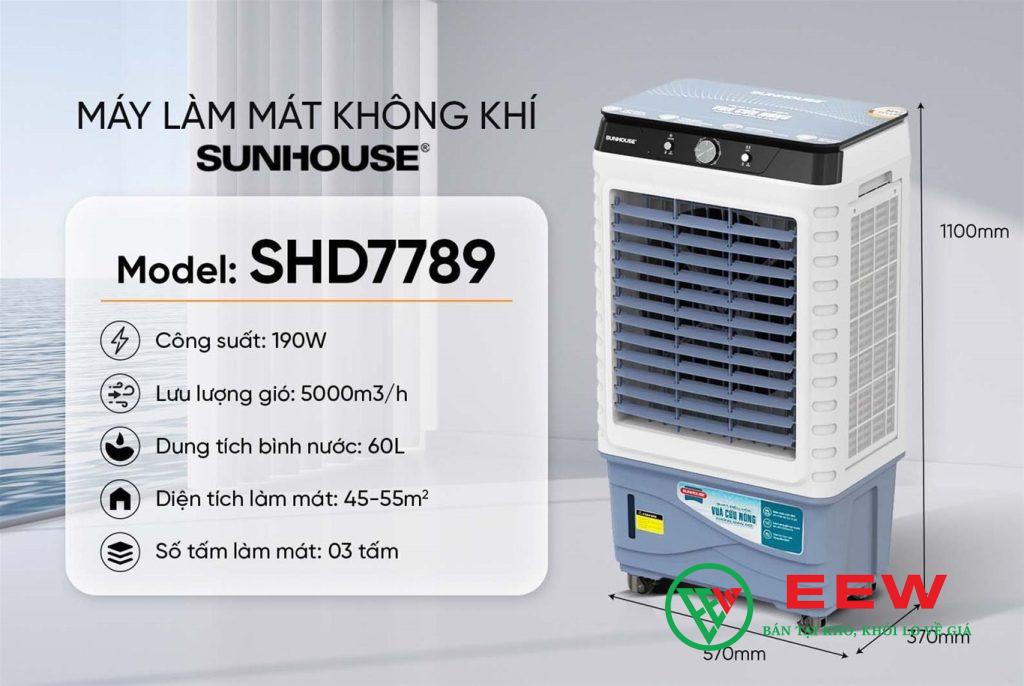 Quạt hơi nước SUNHOUSE SHD7789 - Giải nhiệt tức thì, không gian mát lịm chỉ sau vài phút Quạt hơi nước SUNHOUSE SHD7789 - Giải nhiệt tức thì, không gian mát lịm chỉ sau vài phút