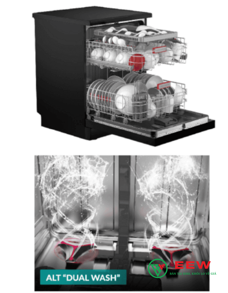 Máy rửa bát GrandX Series 8 - Thiết kế sang trọng, tích hợp nhiều chế độ rửa thông minh Máy rửa bát GrandX Series 8 - Thiết kế sang trọng, tích hợp nhiều chế độ rửa thông minh