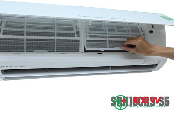Mitsubishi Heavy SRK/SRC10CRS-S5 - điều hòa 9.000BTU 1 chiều, điều khiển từ xa tiện lợi, dễ sử dụng