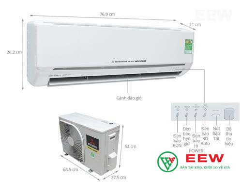 Điều hòa Mitsubishi Heavy 1 chiều 9.000BTU SRK/SRC10CRS-S5 - ảnh 2