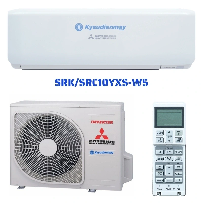 Điều hòa Mitsubishi Heavy inverter 9000BTU 1 chiều SRK/SRC10YXS-W5 Điều hòa Mitsubishi Heavy inverter 9000BTU 1 chiều SRK/SRC10YXS-W5