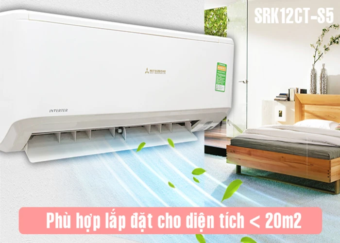 Điều hòa Mitsubishi Heavy 12.000BTU 1 chiều SRK/SRC12CT-S5