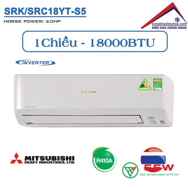 Điều hòa Mitsubishi Heavy 18.000BTU inverter SRK/SRC18YT-S5