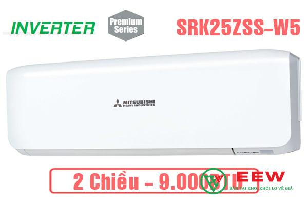 Điều hòa Mitsubishi Heavy SRK25ZSS-W5 - thiết kế sang trọng, phù hợp mọi không gian Điều hòa Mitsubishi Heavy SRK25ZSS-W5 - thiết kế sang trọng, phù hợp mọi không gian