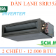 Dàn lạnh giấu trần nối ống gió điều hòa Multi Mitsubishi Heavy 12.000BTU SRR35ZSS-W - ảnh 2