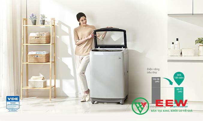 LG T2350VS2W dung tích 10.5Kg - giặt nhanh, tiết kiệm điện nước hiệu quả LG T2350VS2W dung tích 10.5Kg - giặt nhanh, tiết kiệm điện nước hiệu quả