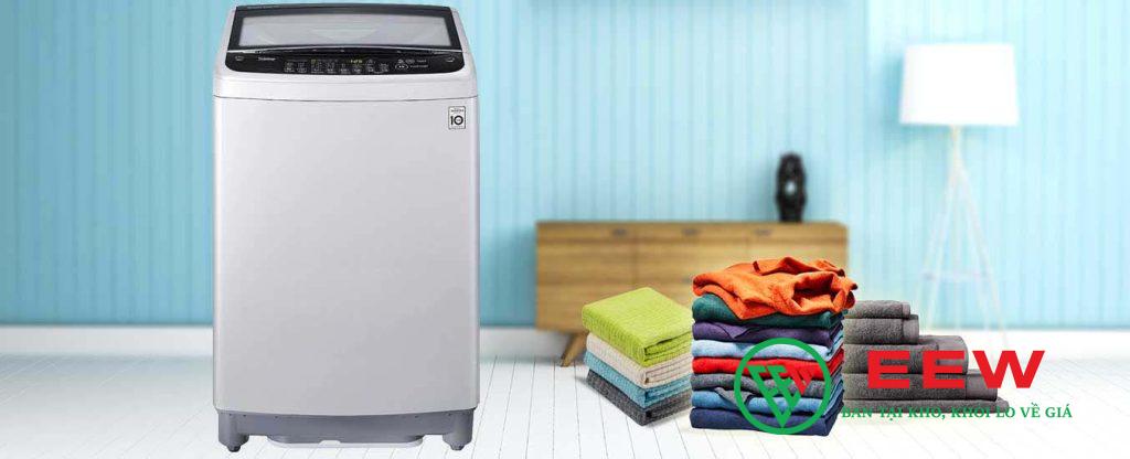 Máy giặt LG 9.5Kg cửa trên màu bạc T2395VS2M Máy giặt LG 9.5Kg cửa trên màu bạc T2395VS2M