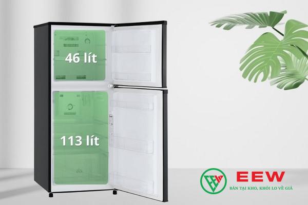 Tủ lạnh Funiki 159 lít HR T6159TDG - ngăn đá rộng rãi, đáp ứng mọi nhu cầu đông lạnh