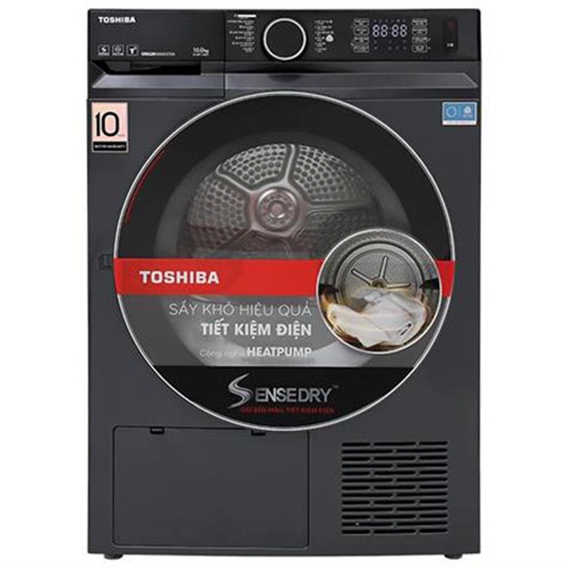 Máy sấy bơm nhiệt Toshiba 10 kg TD-BP110GHV(MG) - tiết kiệm điện, bảo vệ quần áo như mới Máy sấy bơm nhiệt Toshiba 10 kg TD-BP110GHV(MG) - tiết kiệm điện, bảo vệ quần áo như mới
