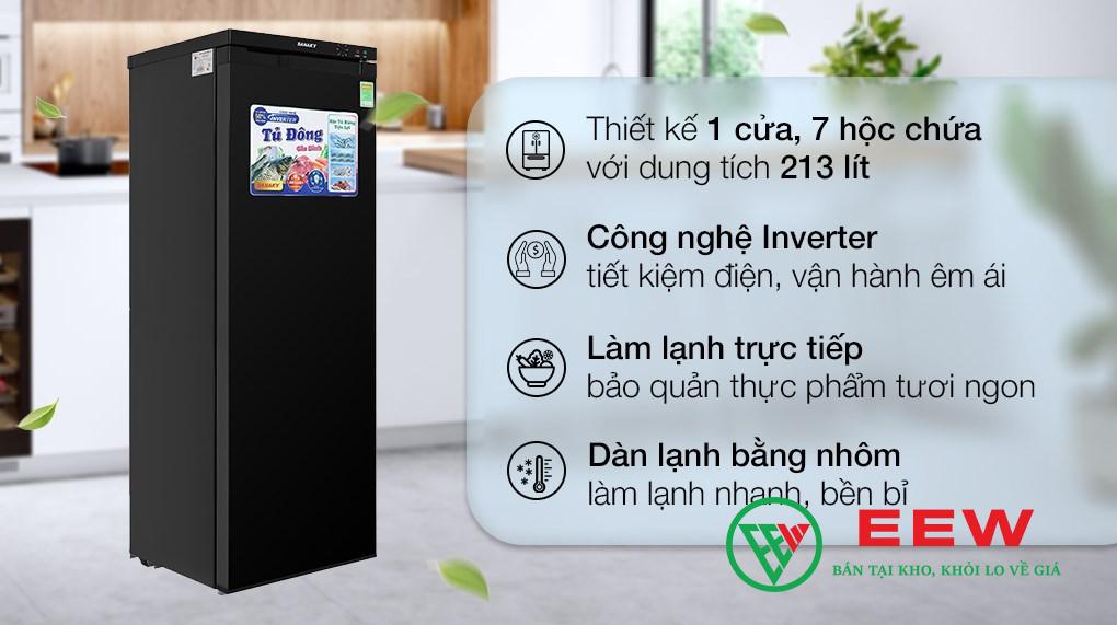 Sanaky 213 lít TD.VH230VD3 - làm lạnh nhanh, giữ thực phẩm luôn tươi mới như vừa mua Sanaky 213 lít TD.VH230VD3 - làm lạnh nhanh, giữ thực phẩm luôn tươi mới như vừa mua