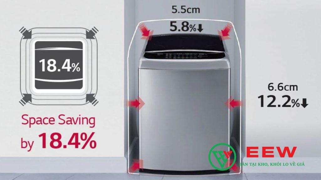 Máy giặt LG TH2111SSAB - thiết kế cửa trên tiện lợi, phù hợp không gian nhỏ