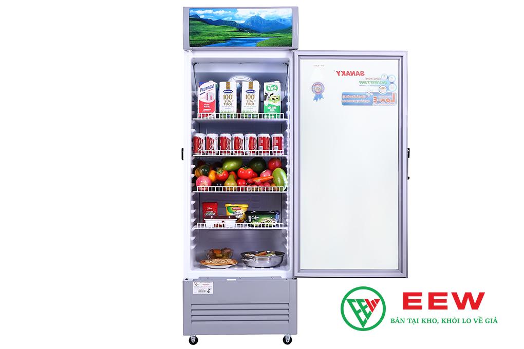 Tủ mát Sanaky Inverter 290 lít TM.VH358K3L - Thiết kế sang trọng, dung tích lớn đáp ứng mọi nhu cầu