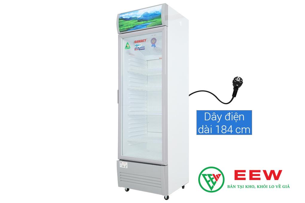 Tủ Mát Sanaky TM.VH408K3L - cửa kính cường lực chắc chắn, dễ dàng quan sát bên trong