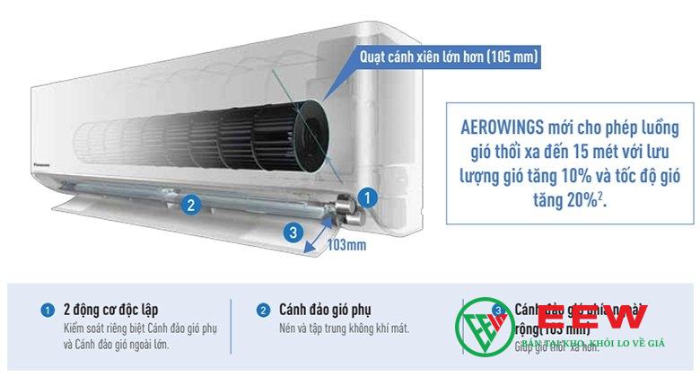 Điều hòa Panasonic 18.000BTU 1 chiều inverter U18ZKH-8