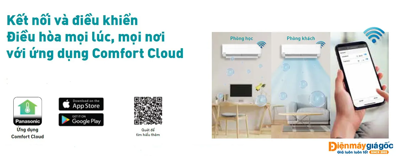 Điều hòa Panasonic 24.000BTU 1 chiều inverter U24ZKH-8 Điều hòa Panasonic 24.000BTU 1 chiều inverter U24ZKH-8