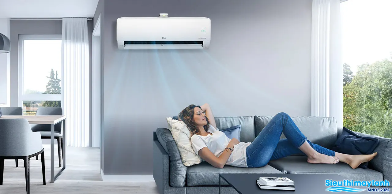 Điều hòa LG 9.000BTU 1 chiều inverter V10APFP - ảnh 2