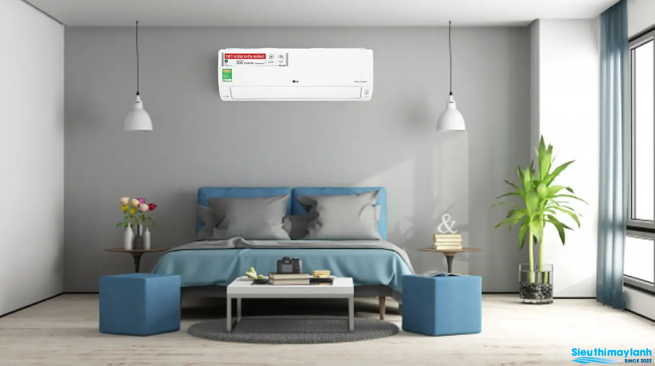 Điều hòa LG 1 chiều 9000BTU inverter + ion V10APH2