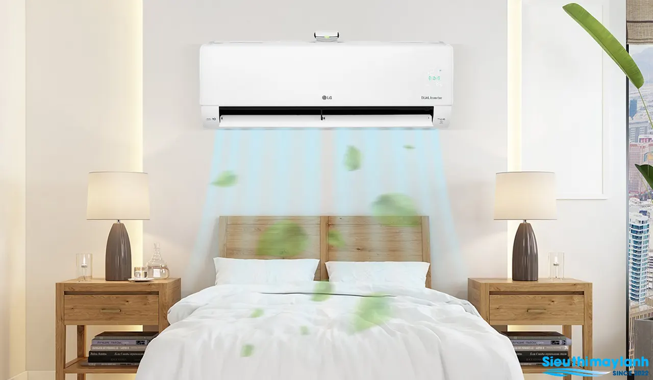 Điều hòa LG inverter 12000BTU 1 chiều UVnano V13APFUV Điều hòa LG inverter 12000BTU 1 chiều UVnano V13APFUV