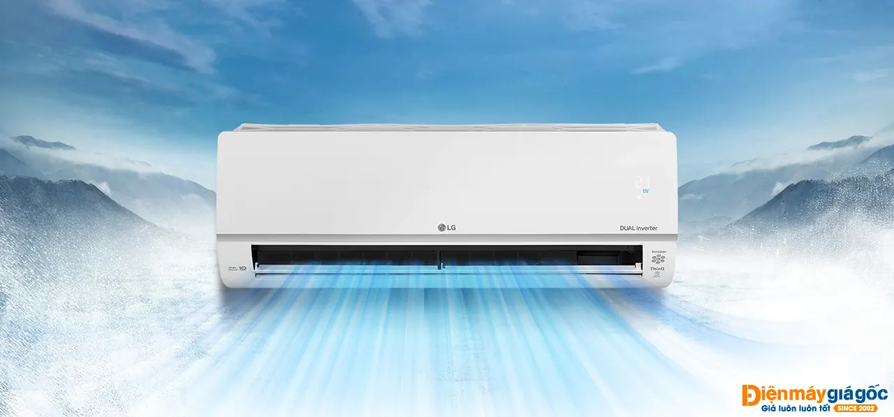 Điều hòa LG 1 chiều 12000BTU Inverter + ion V13APH2 Điều hòa LG 1 chiều 12000BTU Inverter + ion V13APH2