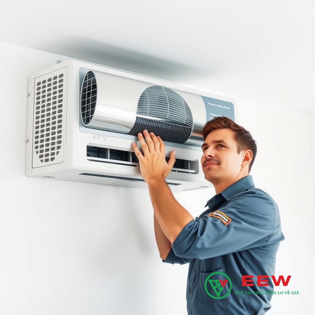 vệ sinh điều hoà âm trần đà nẵng thực tế