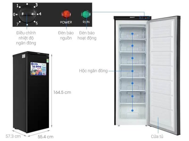 Tủ Đông Sanaky Inverter 213 Lít VH-230VD3