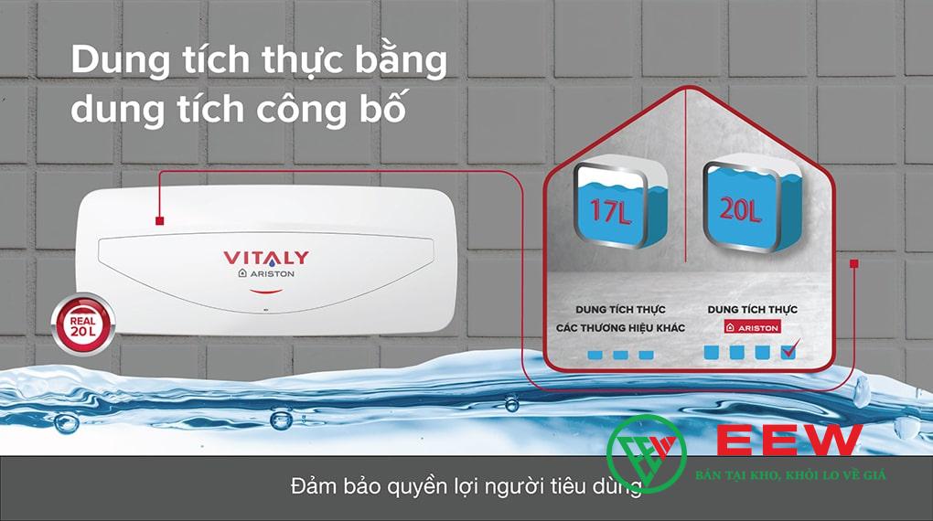 Máy nước nóng Ariston VITALY 2.5 FE - bảo vệ chống giật, chống rò rỉ, an tâm sử dụng hàng ngày Máy nước nóng Ariston VITALY 2.5 FE - bảo vệ chống giật, chống rò rỉ, an tâm sử dụng hàng ngày