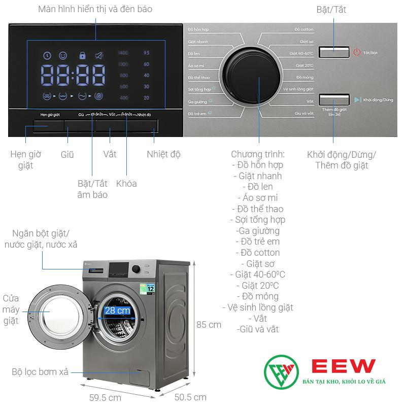 Máy giặt Casper Inverter - An toàn cho vải, bảo vệ quần áo yêu thích của bạn Máy giặt Casper Inverter - An toàn cho vải, bảo vệ quần áo yêu thích của bạn