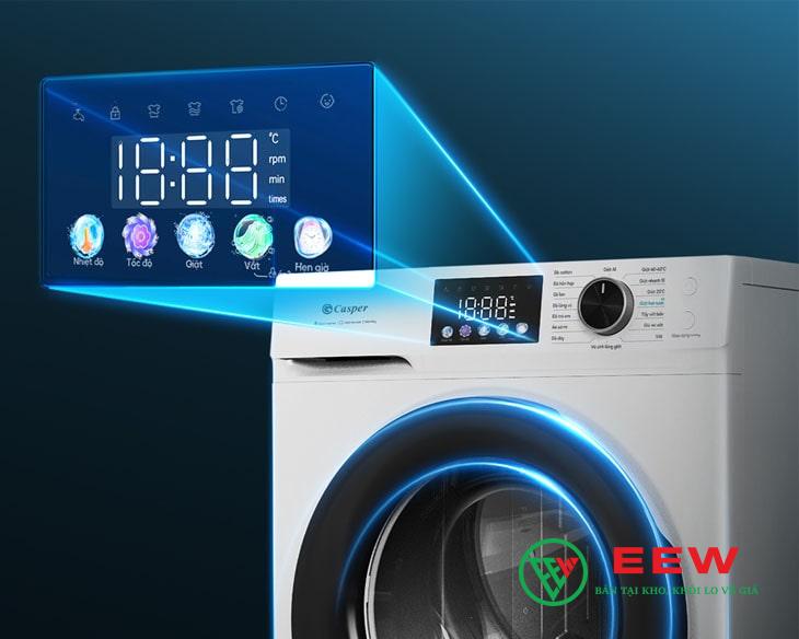 Máy giặt Casper ProWash Inverter WF-D8VWR1 - Thiết kế hiện đại, dung tích 8 kg phù hợp gia đình