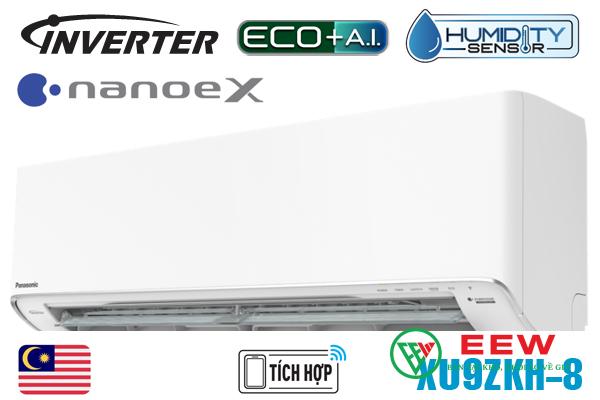 Điều hòa Panasonic inverter 1 chiều 9000BTU XU9ZKH-8