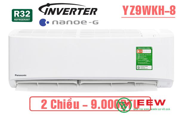 Điều hòa Panasonic 2 chiều 9000BTU inverter YZ9WKH-8 Điều hòa Panasonic 2 chiều 9000BTU inverter YZ9WKH-8