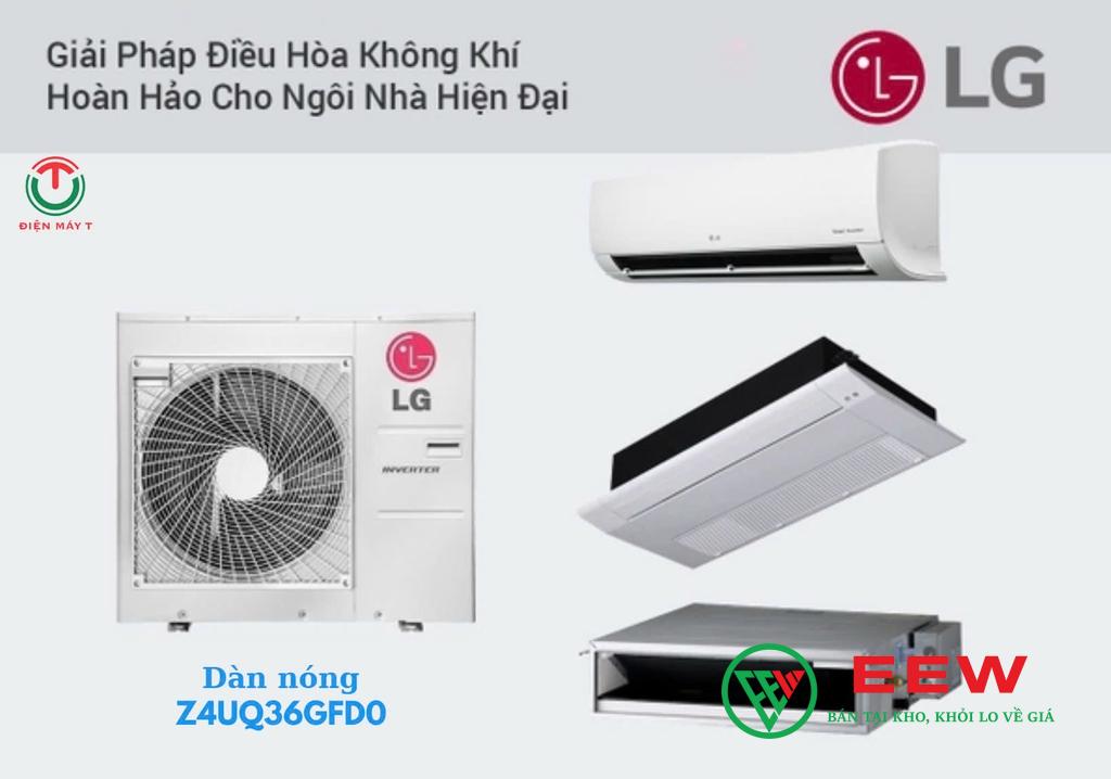 Điều hòa multi 1 nóng 4 lạnh LG 36000BTU Z4UQ36GFD0