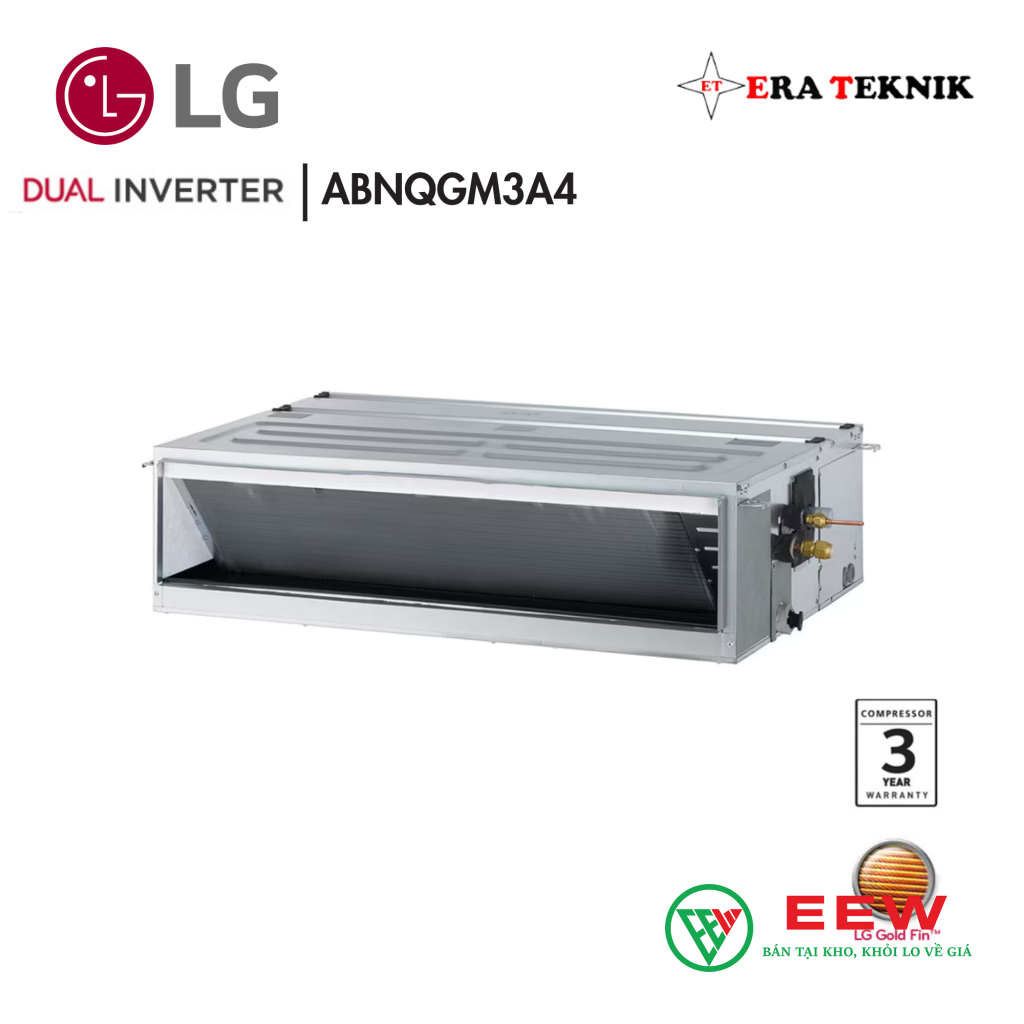 Điều hòa nối ống gió LG ZBNQ12GL2D1 - lắp đặt linh hoạt, phù hợp mọi không gian nội thất