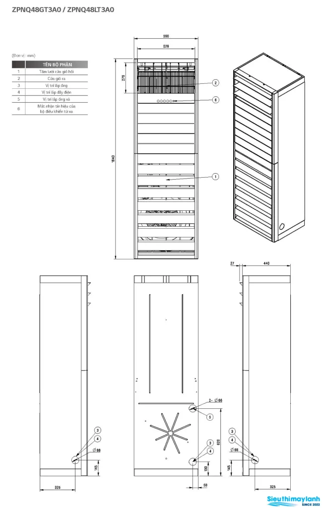 Điều hòa LG ZPNQ48GT3A0 48000BTU - công nghệ R32 thân thiện môi trường, làm mát sâu hiệu quả Điều hòa LG ZPNQ48GT3A0 48000BTU - công nghệ R32 thân thiện môi trường, làm mát sâu hiệu quả