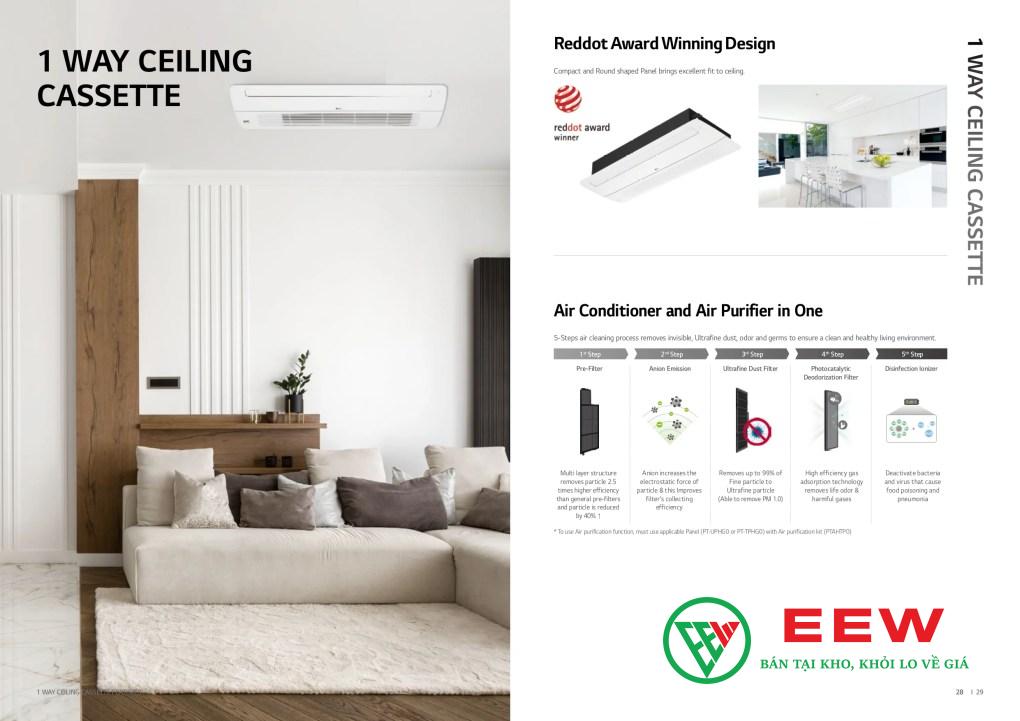 Điều hòa âm trần LG 1 hướng thổi 24000BTU ZTNQ24GTLA0 Điều hòa âm trần LG 1 hướng thổi 24000BTU ZTNQ24GTLA0