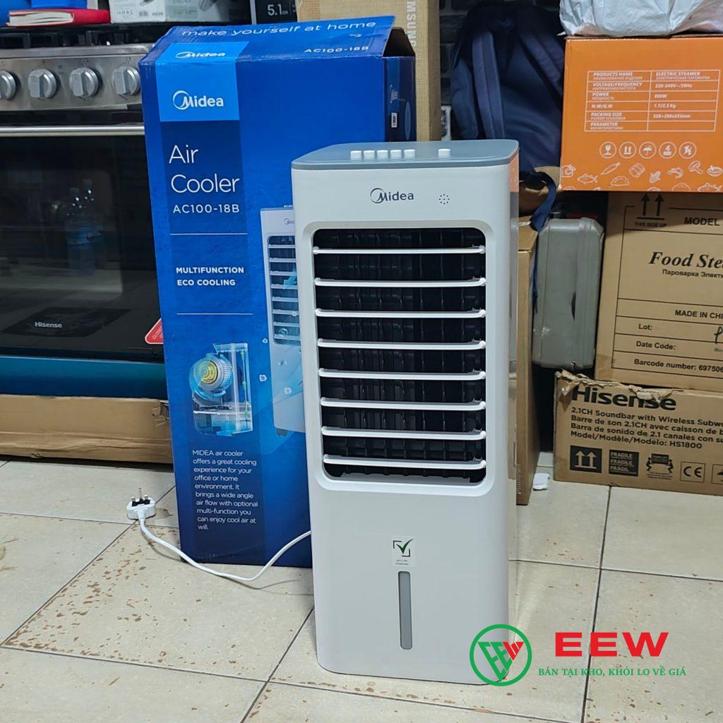 Máy quạt hơi nước Midea AC100-18B (4.8 lít) - bình chứa lớn, sử dụng liên tục Máy quạt hơi nước Midea AC100-18B (4.8 lít) - bình chứa lớn, sử dụng liên tục