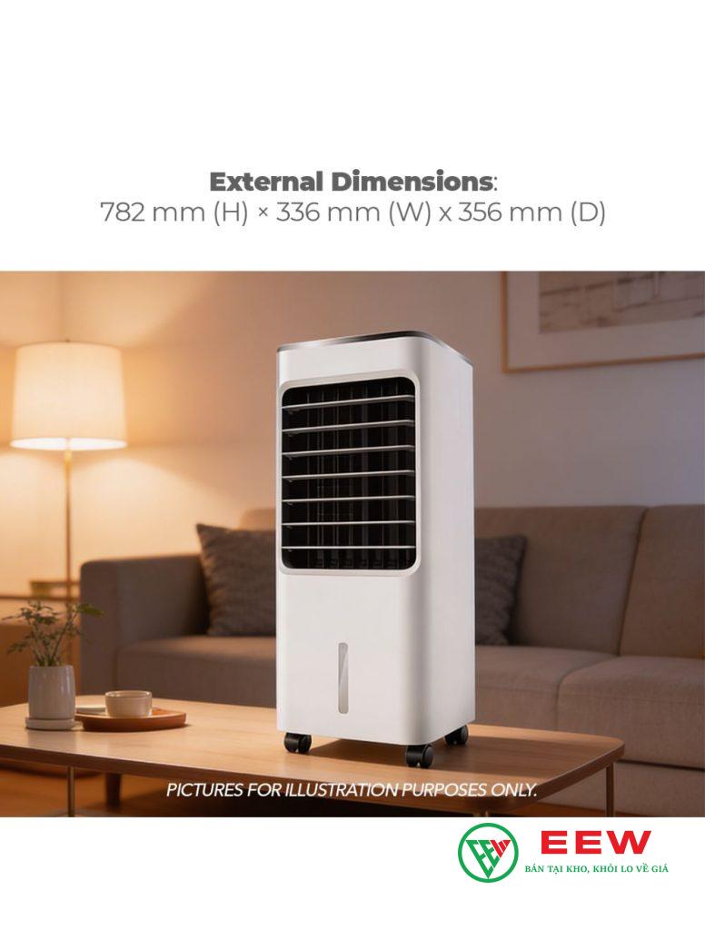 Máy quạt hơi nước Midea AC100-18BR (4.5 lít)